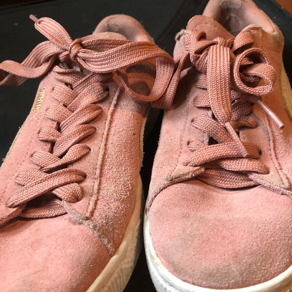 Pink Puma shoes